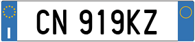 Truck License Plate